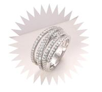 ZCCZJS Girl Products Rings Ring Jewellery Women Men Promise Wedding Vintage Geometric Lines Wrapped Around The Ring Female Gifts