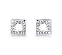 ZCCZJS Heart Stars Circle Stud Earrings For Women Wedding Fine Jewelry