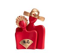 ZCCZJS Home Ornaments Retro Couple Ornaments Wedding Gifts For Couples Girlfriends Red Abstract Home Living Room Desktop Decorations Art Decorations (Color : Rosso)