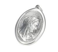 ZCCZJS jewelry Virgin Mary Pendant for Men, Vintage Virgin Mary S925 Sterling Pendant Necklace,pendant + chain 50cm Jewelry for girls