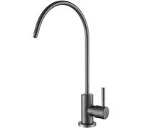 ZCCZJS Kitchen Faucets for Reverse Osmosis Gray Gooseneck Sink Water Filter Faucet Modern Kitchen Faucet