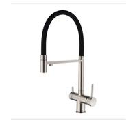 ZCCZJS Lamp 304 Stainless Steel Three-in-one Gun Gray Kitchen Pull-Out Faucet hot and Cold Drinking Water Purifier Vegetable Sink(Yellow) Chandelier