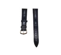 ZCCZJS Leather Watch Strap Compatible with Santos Solo Watchband Women Men's 12-20mm Bracelet(Green Silver Buckle,21mm)