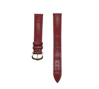 ZCCZJS Leather Watch Strap Compatible with Santos Solo Watchband Women Men's 12-20mm Bracelet(Green Silver Buckle,21mm)