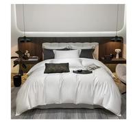 ZCCZJS Luxury Bedding Set 400TC Duvet Cover Flat Sheet Queen Quilt Cover With Pillowcase,Pillowcase Sheet Set 4 Pieces ui