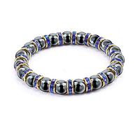 ZCCZJS men woman hematite beads bracelet beaded black yoga mantra prayer beads buddha bracelet for women and men's