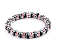 ZCCZJS men woman hematite beads bracelet beaded black yoga mantra prayer beads buddha bracelet for women and men's