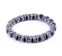 ZCCZJS men woman hematite beads bracelet beaded black yoga mantra prayer beads buddha bracelet for women and men's
