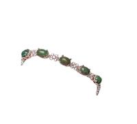 ZCCZJS Opal 925 silver inlaid natural black opal bracelet delicate female bracelet