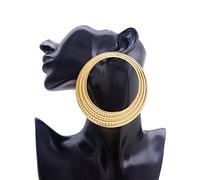 ZCCZJS pendant women's large geometric hoop round punk jewelry earrings