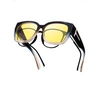 ZCCZJS Polarized Fit Over Sunglasses/Night Vision Driving Glasses for Women Men with UV Protection LS7511