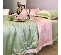 ZCCZJS Quilt King Size, 4 Pieces Lightweight Summer Quilt Bedding Set,Ultra Soft Coverlet Oversized for Bed, Luxury Soft Bedspread with 2 Pillow Shams H-1.8M