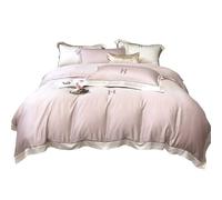 ZCCZJS Quilts Summer Cool Quilt Four-Piece Set Tencel Ice Silk Double-Sided Machine Washable Air-Conditioning Quilt Silky Thin Quilt A-1.5M