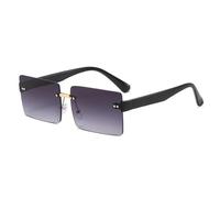 ZCCZJS Retro Sunglasses Women Rimless Gradient Sun Glasses Shades Cutting Lens Ladies Frameless Eyeglasses