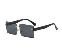 ZCCZJS Retro Sunglasses Women Rimless Gradient Sun Glasses Shades Cutting Lens Ladies Frameless Eyeglasses
