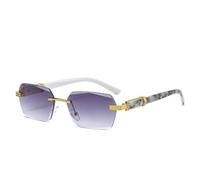 ZCCZJS Rimless Sunglasses Man Frameless Gradient Sun Glasses Woman Vintage