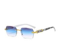 ZCCZJS Rimless Sunglasses Man Frameless Gradient Sun Glasses Woman Vintage