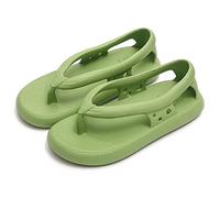 ZCCZJS Sandals For Women Summer Women Slippers Flip Flops Thick Bottom Sandals Women Couples Outdoor Non-slip Sole Casual Beach Casual Home Slipper(Schwarz,40-41(fit 39-40))