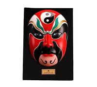 ZCCZJS Table Desktop Decor Large Peking Opera Facial Mask Five Way God Of Wealth Wall Decoration Decoration Chinoiserie Style Gift Living Room Dining Room Table Decoration Statue Ornament (Color : 7)