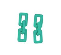ZCCZJS temperament women's french acrylic fashion color retro elegant earrings
