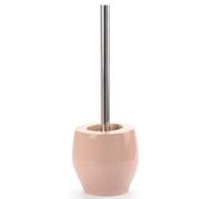 ZCCZJS Toilet brush holder Creative Simple Long Handle Toilet Brush Ceramic Durable Toilet Brush Bathroom Cleaning Brush Set Toilet Brushes,Toilet Brush with Holder (B)