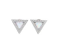 ZCCZJS Triangle Stud Earrings for Women Fine Jewelry