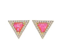 ZCCZJS Triangle Stud Earrings For Women Fine Jewelry