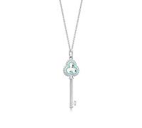 ZCCZJS Vintage Plum Key Pendant Exquisite Necklace Original Women Charming Shining