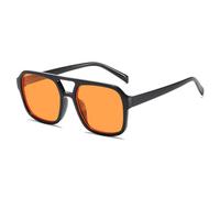 ZCCZJS Vintage Sunglasses Double Beam Irregular Sunglasses Women Retro Double Bridge Sun Glasses Eyewear