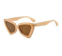ZCCZJS Vintage Triangle Sunglasses Women Fashion Decoration Retro Sun Glasses Men Relaxed Triangular Eyewear
