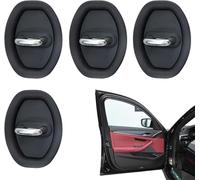 ZCCZQF Car Door Lock Protection Pad for Mercedes-Benz Handyhalterung A/B/C/E/S-Class, Silent Shock Pads Silicone Door Lock Protector, Protect Car Lock,A/Black