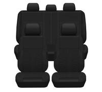 ZCCZQF Car Seat Cover for Nissan Tiida/Leaf/March/Micra/Moco/Note/Pixo/Pulsar/Sakura, Car Seat Protector Set, Comfortable and Breathable Protector Front Rear Back Seat Covers Accessories