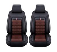 ZCCZQF Car Seat Cover for Renault MEGANE CAPTUR KAPTUR CLIO E-TECH, Car Seat Protector Set, Front Seat Covers, Seat Protectors Waterproof Interior Accessories,Black coffee