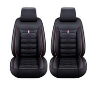ZCCZQF Car Seat Cover for Renault MEGANE CAPTUR KAPTUR CLIO E-TECH, Car Seat Protector Set, Front Seat Covers, Seat Protectors Waterproof Interior Accessories,Black Red