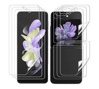 ZCDAYE 2 Sets Screen Protector for Samsung Galaxy Z Flip 6, Soft TPU Protective Film with Installation Tool, Impact-Protection & Anti-Scratch Front & Back Film for Samsung Z Flip 6