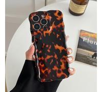 ZCDAYE for iPhone 13 Pro Max Case Cute Wavy Aethetic Printed Phone Case for Women Girls, Soft TPU Shockproof Full Camera Protective Cases for iPhone 13 Pro Max (6.7 inches),Amber Leopard Print