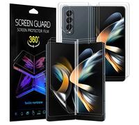 ZCDAYE Two Sets Screen Protector for Samsung Galaxy Z Fold 4, HD Clear Soft Protective Film with Installation Tools for Samsung Z Fold 4 - Transparent