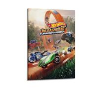 ZCDSEFF Video Game Hot Wheels Release Poster Poster Decorative Painting Canvas Wall Posters And Art Picture Print Modern Family Bedroom Decor Posters 12x18inch(30x45cm)