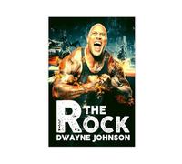 ZCDTE The Rock Dwayne Johnson Poster Canvas Poster Wall Art Decor Print Picture Paintings for Living Room Bedroom Decoration Unframe-style 24x36inch(60x90cm)