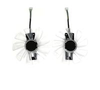 ZCDYGHU 100mm GAA8B2U Cooling White Fan With Blue For Sapphire R9 380 380X Graphics Card Cooler(Black 2-Fan)