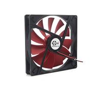 ZCDYGHU 14cm cooling fan 140mm DC 12V molex 4D 140x25mm Red Blade Silent quiet chassis Brushless Computer Case Cooler Cooling Fans