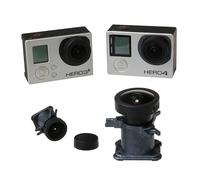 ZCDYGHU 150 Degree for Wide Angle Lens for Gopro Hero 4 3 + Black for Silver Action Camera 12Mp for Mount for Go Pro Accessory