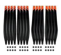 ZCDYGHU 16pcs for Carbon Fiber propellers Nylon Propellers R5413 R5415 Blade for CW for CCW props for Agras T40 T50 Drone(Nylon blades(BLACK))