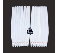 ZCDYGHU 16pcs for Carbon Fiber propellers Nylon Propellers R5413 R5415 Blade for CW for CCW props for Agras T40 T50 Drone(Nylon blades(WHITE))