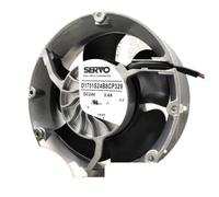 ZCDYGHU 172mm Fan for Servo D1751S24B8CP329 24V 4-Wire Inverter Cooling, Full Round Aluminum Frame