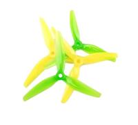 ZCDYGHU 2Pairs for HQPROP for Ethix S4 5X3.1X3 5031 3-Blade Propeller Green+Yellow