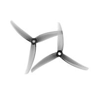 ZCDYGHU 2Pairs for HQPROP J37 4.9X3.7X3 for FPV Propeller for Juicy Prop for for RC Racing(2Pairs Grey)