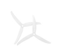 ZCDYGHU 2Pairs for HQPROP J37 4.9X3.7X3 for FPV Propeller for Juicy Prop for for RC Racing(2Pairs White)