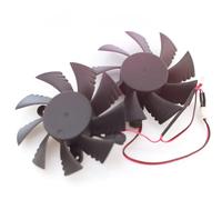 ZCDYGHU 2pcs 12V VGA Fan For MGOY RX560D RX570 GTX1050 GTX1060 Graphics Card Cooling 2Wire 2Pin