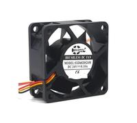 ZCDYGHU 2pcs 6025 DC 24V 0.10A 4300RPM 2Pin 6cm 60mm x 25mm Dual Ball Brushless server inverter axial Cooling Fan